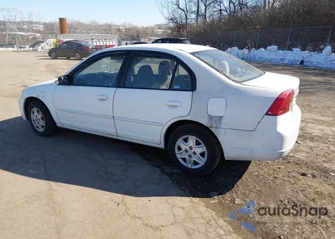 2003 Honda Civic Lx z USA, uszkodzony, nr VIN 2HGES16593H551019